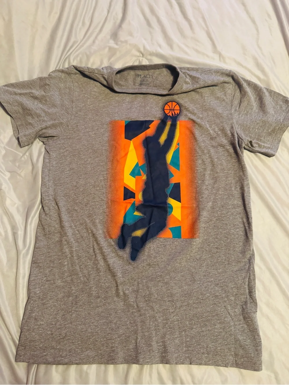 The Children's Place Navy Soccer Splash Graphic Tee - (5pieces L-XL)